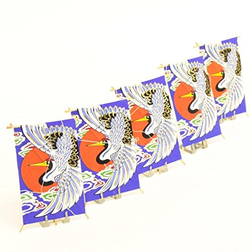 Amazon.co.jp: インテリア 手描き和凧 小形角連凧（五連） 約縦12×横